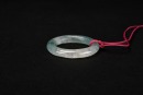 A White Icy Jadeite &lsquo;Bi&rsquo; Pendant - 4
