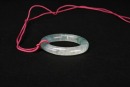 A White Icy Jadeite &lsquo;Bi&rsquo; Pendant - 6