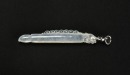 A White Icy Jadeite Brush-Form Pendant - 6