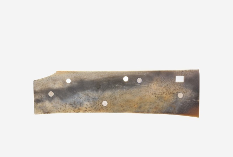 A Large Jade Tiger-Form Blade, Shang Dynasty