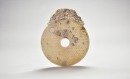 A Large Carved and Pierced Jade Bi with Dragon Decoration, Han Dynasty - 2