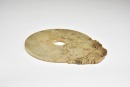 A Large Carved and Pierced Jade Bi with Dragon Decoration, Han Dynasty - 5