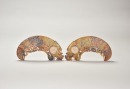 A Pair of Jade Dragon-Form Huang Pendants, Han Dynasty - 2