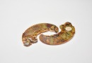 A Pair of Jade Dragon-Form Huang Pendants, Han Dynasty - 4