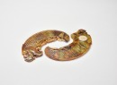 A Pair of Jade Dragon-Form Huang Pendants, Han Dynasty - 6