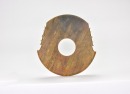 A Large Mottled Jade Notched Axe, Shang Dynasty - 2
