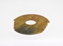 A Large Mottled Jade Notched Axe, Shang Dynasty - 4