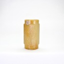A Large Archaistic Yellow Jade Cong, Shang - 4