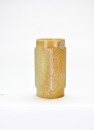 A Large Archaistic Yellow Jade Cong, Shang - 6