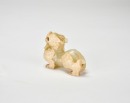 A Carved Pale Celadon Jade Figure Of A Winged Mythical Beast, Han Dynasty - 6