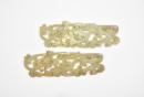 A Pair of Large Openwork Jade Plaques With Interlaced Dragon-and-Phoenix Design, Eastern Zhou Dynasty - 2