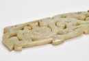 A Pair of Large Openwork Jade Plaques With Interlaced Dragon-and-Phoenix Design, Eastern Zhou Dynasty - 9