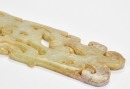 A Pair of Large Openwork Jade Plaques With Interlaced Dragon-and-Phoenix Design, Eastern Zhou Dynasty - 13