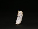 A Mottled Jade Animal-Form Tubular Pendant, Shang Dynasty - 3