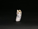 A Mottled Jade Animal-Form Tubular Pendant, Shang Dynasty - 5