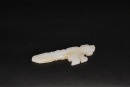 A Carved White Jade Mythical Beast-Form Ceremonial Pendant, Western Zhou Dynasty - 6