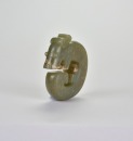 A Carved Jade Coiled-Tail Dragon Pendant, Shang Dynasty - 3