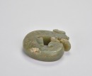 A Carved Jade Coiled-Tail Dragon Pendant, Shang Dynasty - 8