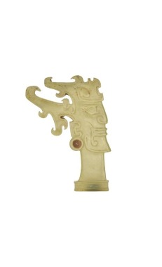 A Carved Jade &lsquo;Divine Man&rsquo; Ornament, Shang