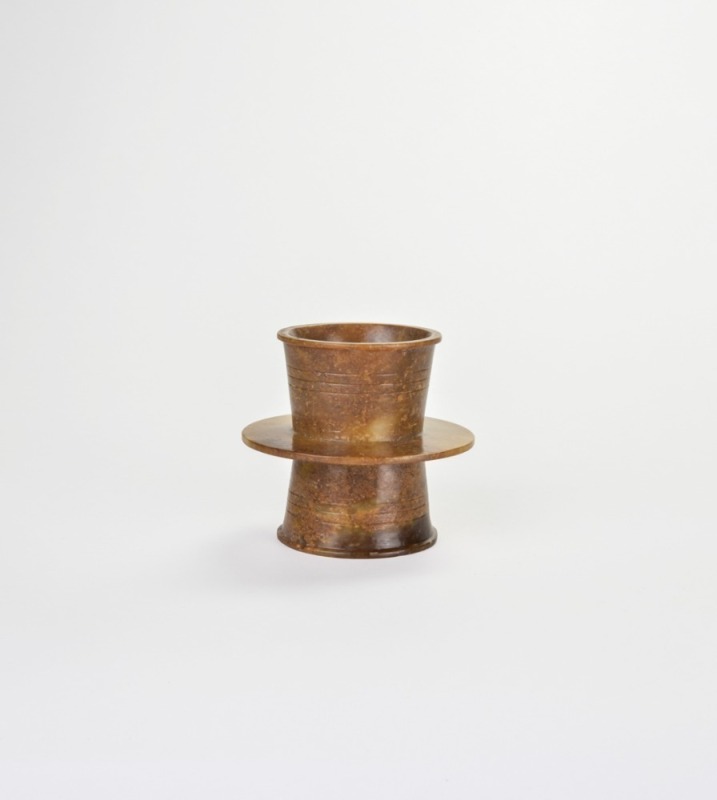 A Jade Cong-Form Tubular Fitting, Shang Dynasty