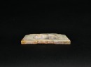A Rare Carved Jade Crown-Shaped Ornament with Anthropomorphic Mask, Liangzhu Culture - 7