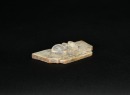 A Rare Carved Jade Crown-Shaped Ornament with Anthropomorphic Mask, Liangzhu Culture - 10