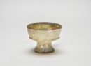 A Bronze-Mounted Jade Ear Cup with Mandarin Ducks, Han Dynasty - 2