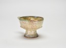 A Bronze-Mounted Jade Ear Cup with Mandarin Ducks, Han Dynasty - 3