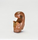 A Brown Jade Hook-Shaped Dragon Pendant, Shang Dynasty - 3