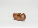 A Brown Jade Hook-Shaped Dragon Pendant, Shang Dynasty - 8