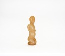 A Carved Jade Figure of a Kneeling Man. Warring States period