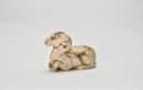 A Carved Jade Figure of a Recumbent Ram, Han Dynasty - 2