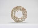 A Carved Celadon Jade Openwork Dragon-and-Phoenix Bi Disc, Warring States Period