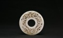 Celadon Jade Openwork Bi Disc Carved with a Pair of Phoenixes - 2