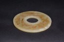 Celadon Jade Openwork Bi Disc Carved with a Pair of Phoenixes - 6