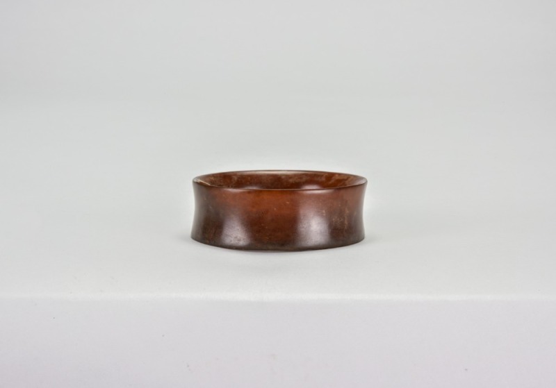 A Russet-Brown Jade Ring, Neolithic Period