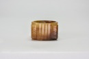 A Carved Brown Jade Cong, Western Zhou - 3