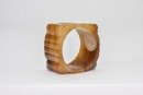 A Carved Brown Jade Cong, Western Zhou - 8