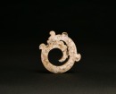 A Jade Chi-Dragon-Form Pendant, Han Dynasty - 2