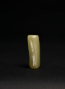 A Jade Bird-Form Tubular Ornament, Shang Dynasty - 6