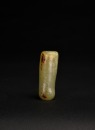 A Jade Bird-Form Tubular Ornament, Shang Dynasty - 8