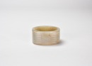 A Pale Celadon Jade Cong-Form Ring, Neolithic Period