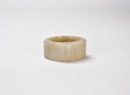 A Pale Celadon Jade Cong-Form Ring, Neolithic Period - 6