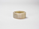 A Pale Celadon Jade Cong-Form Ring, Neolithic Period - 7
