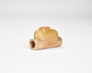 A Carved Jade Recumbent Hare-Form Fitting, Western Zhou Dynasty - 2