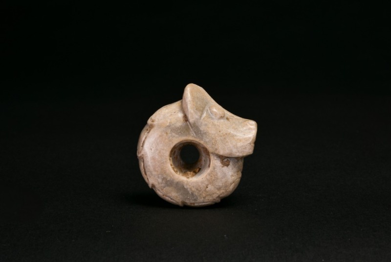 A Jade Tiger-Form Pendant. Neolithic Period