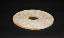 A Carved Jade Grain-Pattern Bi Disc, Han Dynasty - 4