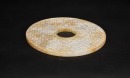 A Carved Jade Grain-Pattern Bi Disc, Han Dynasty - 5