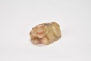 A Carved Jade Recumbent Mythical Beast, Han Dynasty - 2