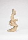 A Large Carved Jade Figure of a Kneeling Attendant, Han - 3